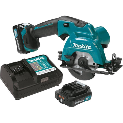 Makita SH02R1 12V Max CXT 3-3/8" Cordless Circular Saw Kit (2.0 Ah)