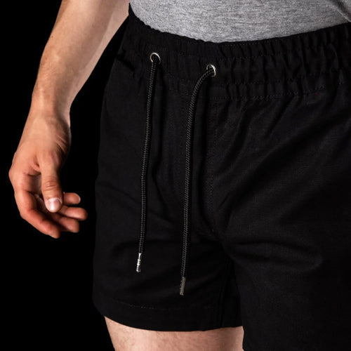 BAD SAVIOUR™ ELASTIC WAIST WORK SHORT SHORTS