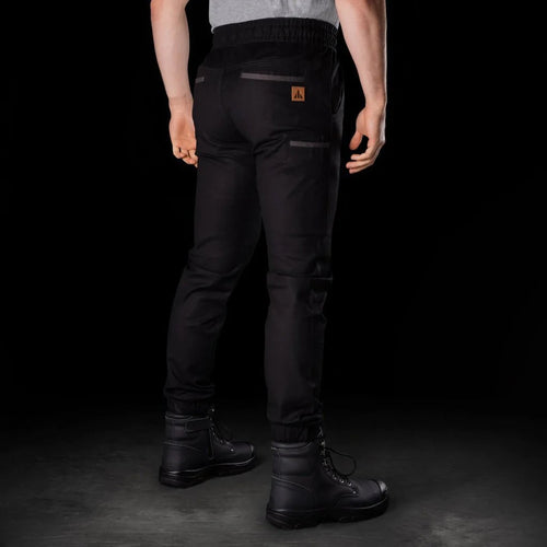 BAD 247™ SLIM FIT CUFFED ELASTIC WAIST CHINO WORK PANTS