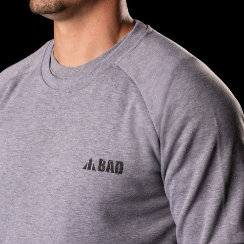 BAD TRADEMARK™ HEAVYWEIGHT FLEECE CREW SWEATER