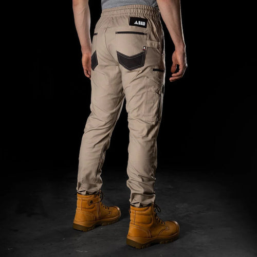 BAD SAVIOUR™ CUFFED ELASTIC WAIST WORK PANTS