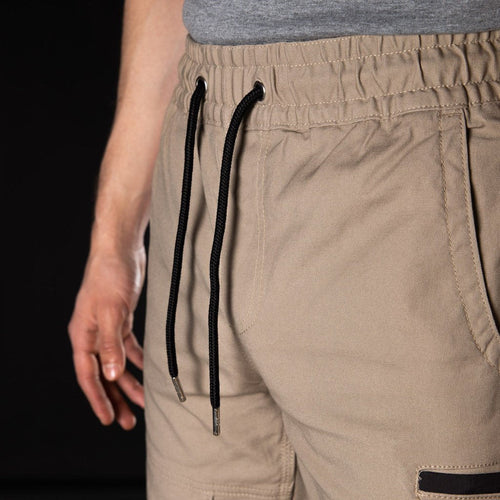 BAD SAVIOUR™ CUFFED ELASTIC WAIST WORK PANTS