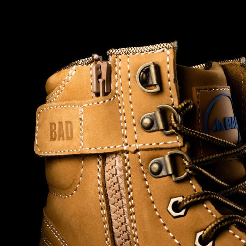 BAD STORM™ 6" SIDE ZIP SAFETY WORK BOOTS