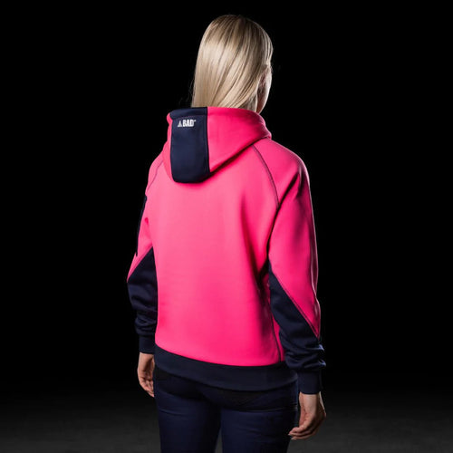 BAD WOMENS WATERPROOF HI-VIS FLEECE HOODIE