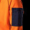 BAD WOMENS WATERPROOF HI-VIS FLEECE HOODIE