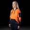 BAD WOMENS WATERPROOF HI-VIS FLEECE HOODIE