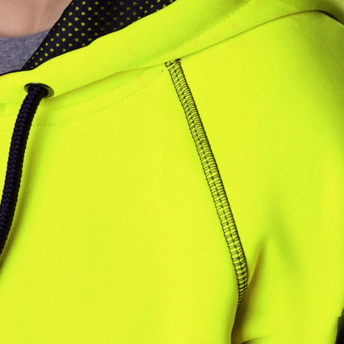 BAD WOMENS WATERPROOF HI-VIS FLEECE HOODIE