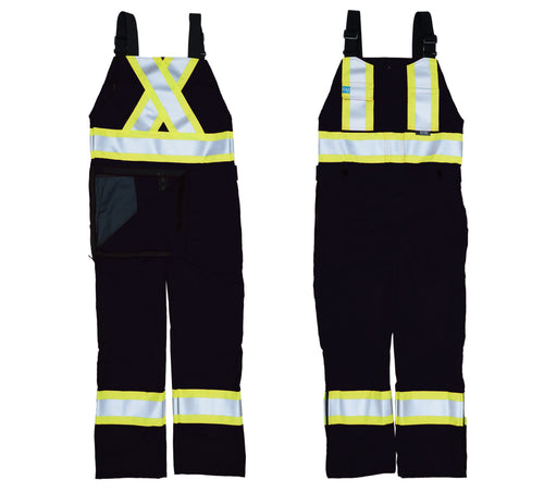 Covergalls® Black 4" Triple Tape Coverall Bib for Women