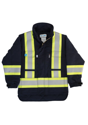 Covergalls® Flame Resistant Parka for Women (NAVY)