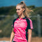 BAD® WOMEN'S PINK HI-VIS POLO SHIRT