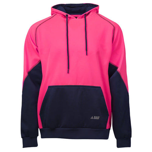 BAD® ESSENTIAL™ WOMEN'S PINK HI-VIS FLEECE HOODIE