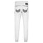 BAD SAVIOUR™ CUFFED ELASTIC WAIST WHITE PAINTERS WORK PANTS