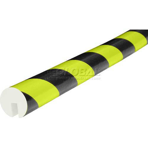 Knuffi Edge Bumper Guard, Type B, 196-3/4"L x 1-9/16"W, Fluorescent, 60-6710-4