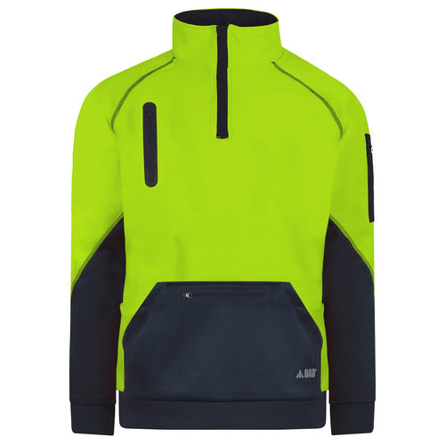 BAD® WATERPROOF HI-VIS FLEECE 1/4 ZIP SWEATER