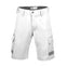 BAD ATTITUDE™ SLIM FIT WHITE PAINTERS WORK SHORTS