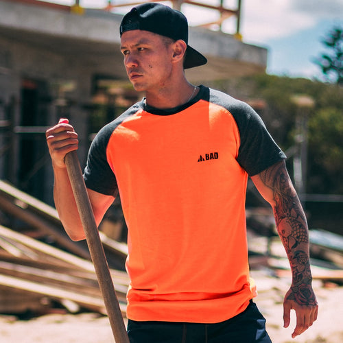 BAD® TRADEMARK RAGLAN HI-VIS S/S T-SHIRT