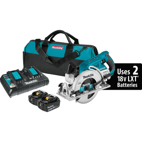 Makita XSR01PT 18V X2 (36V) 7-1/4" Brushless Rear Handle Circular Saw Kit (5.0 Ah)